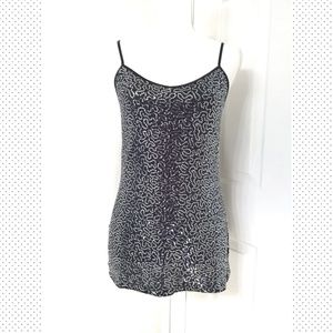 EXPRESS Gray sequin tank top M